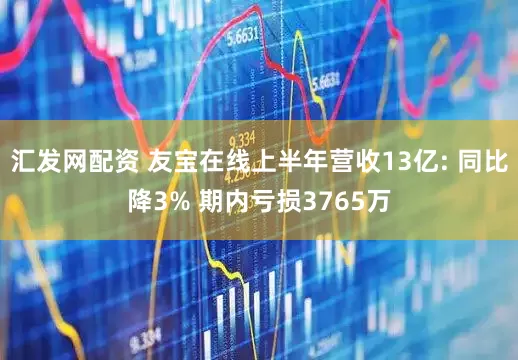 汇发网配资 友宝在线上半年营收13亿: 同比降3% 期内亏损3765万